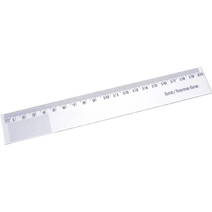 BNT Lineal 20 cm Klar Plast