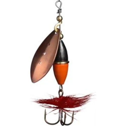 Myran Wipp Spinner Sort/Orange/Kobber 7g