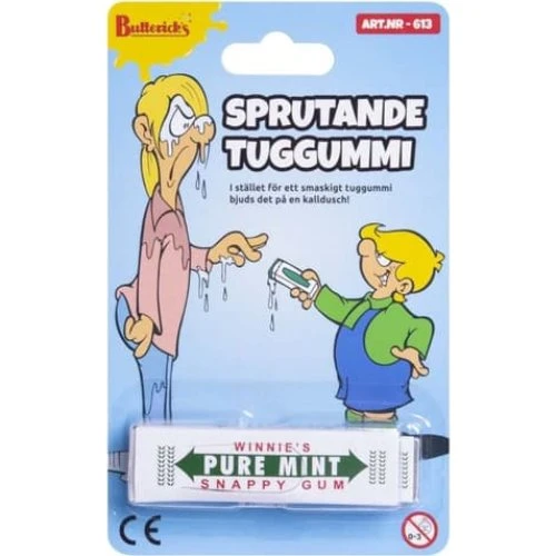 Buttericks sprøjtende tyggegummi