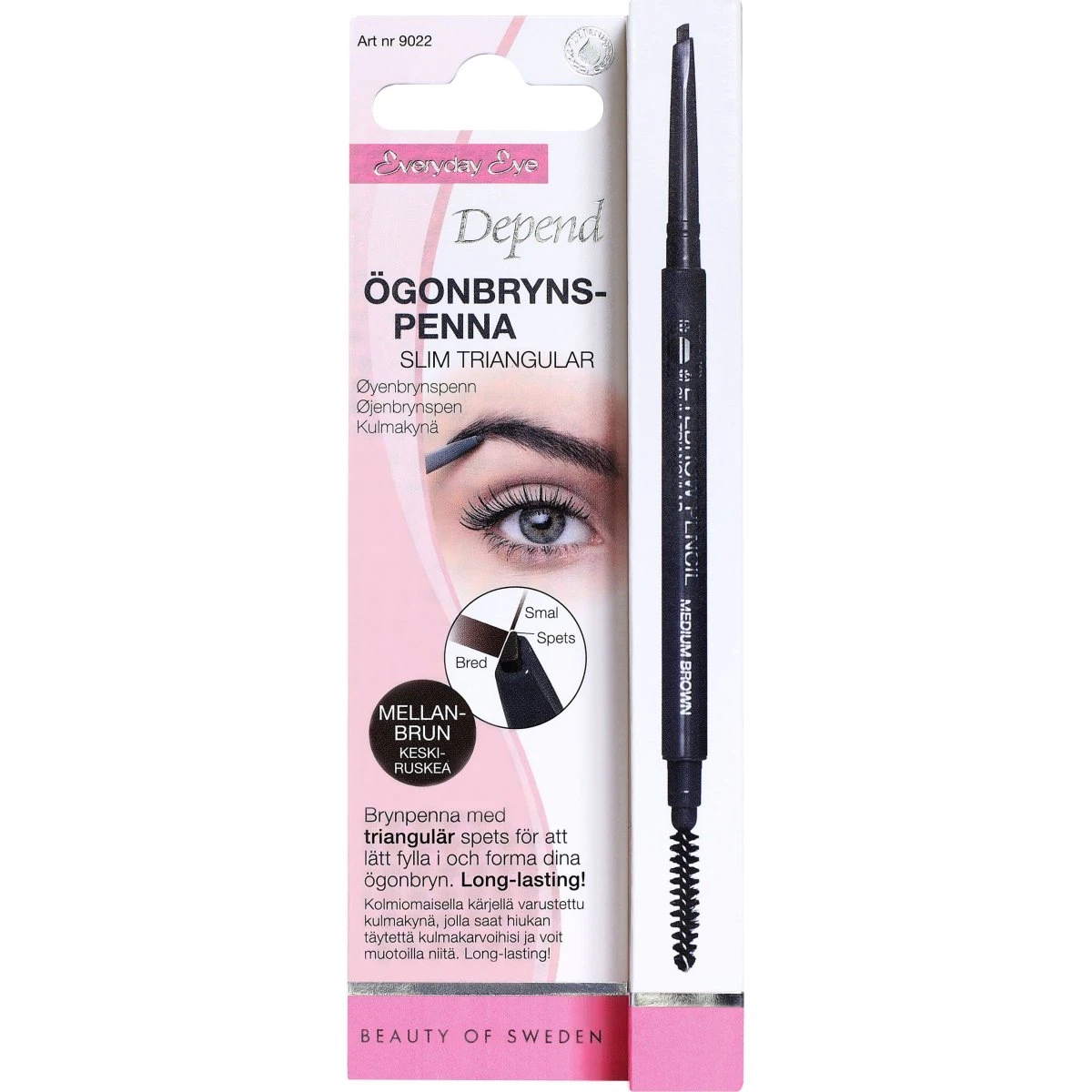 Depend Everyday Eye Eyebrow Pencil Medium Brown