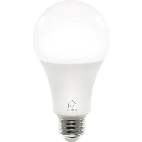 Deltaco Smart LED-pære E27 806 lm - hvid