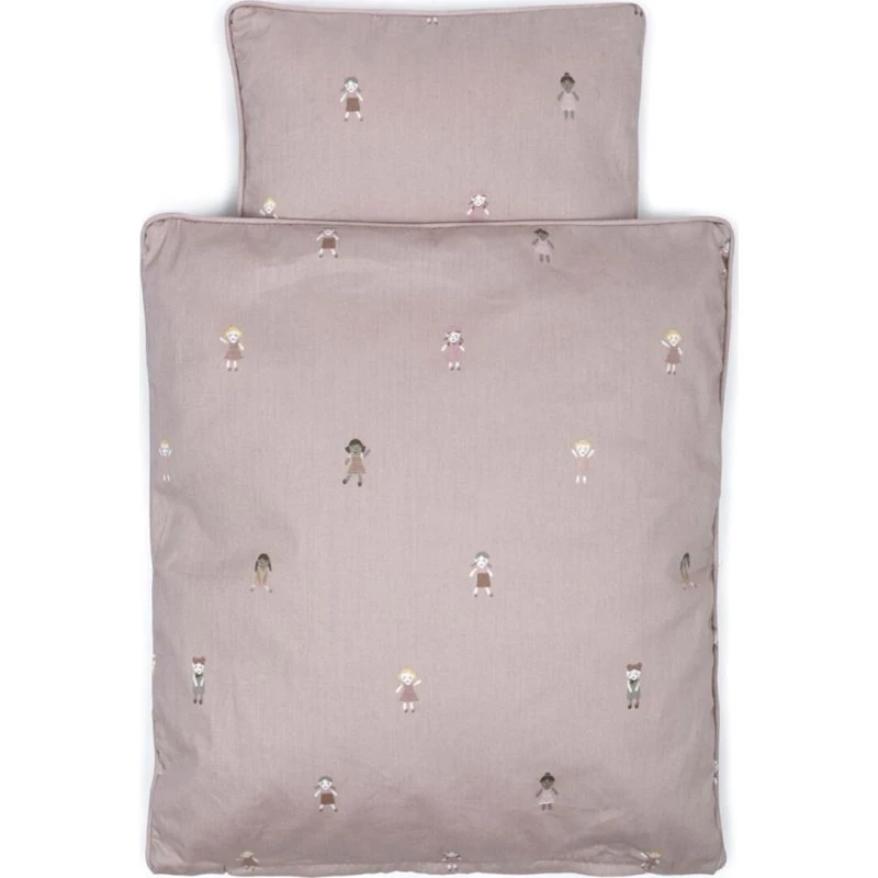 Smallstuff Dukkesengetøj Rosa 14x24 cm - 100% bomuld
