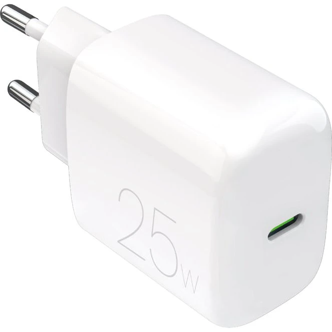 Puro Daily Prolite 25W USB-C Power Delivery Charger - Hvid