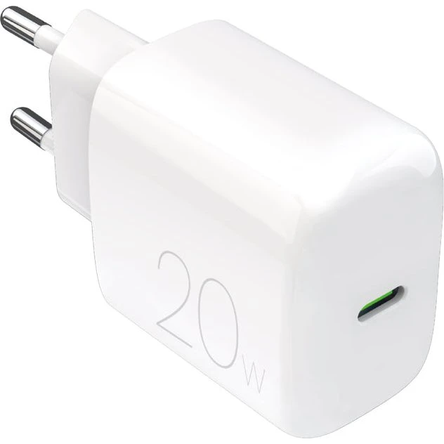 Puro PROLITE 20W USB-C væglader - Hvid