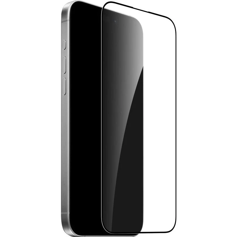 Puro Skærmbeskytter Tempered Glass til iPhone 16 Plus - Sort
