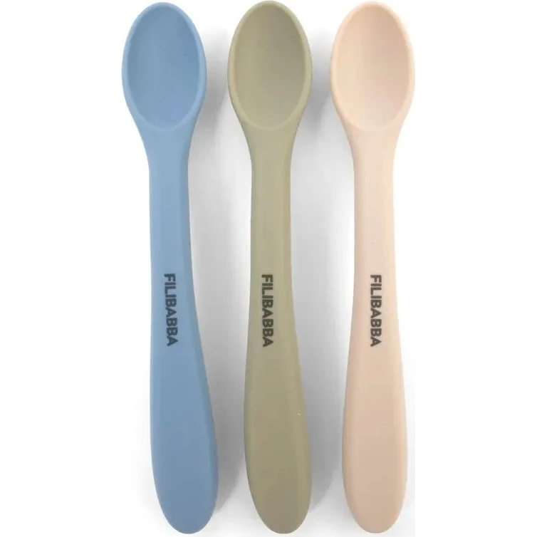 Filibabba Silikone Skeer 3-pak – Ocean Mix