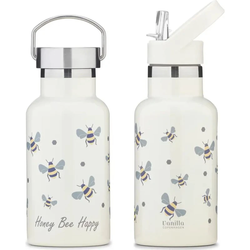 Termoflaske 350 ml Honeybee – rustfrit stål
