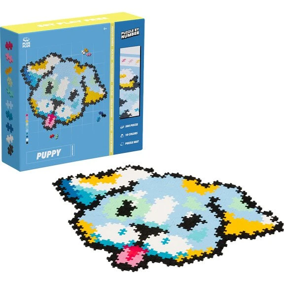 Plus-Plus Puzzle by Number Puppy – 500 brikker