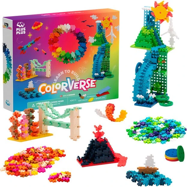 Plus-Plus Learn to Build Colorverse Super Set – 1000 dele