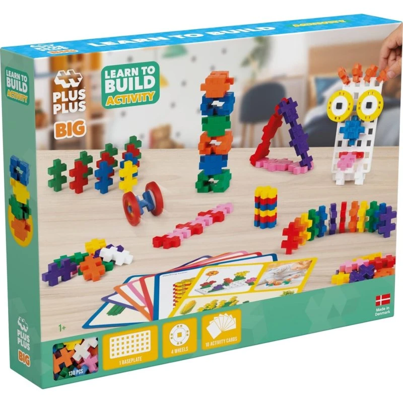 Plus-Plus BIG Learn to Build - Aktivitetssæt 130 stk