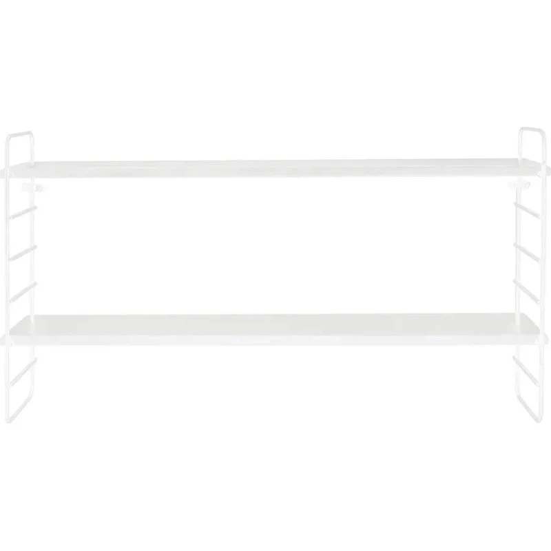 North væghylde i hvid MDF 65x35x15 cm