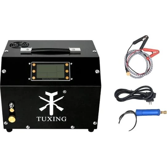 TUXING PCP Luftkompressor 300 Bar med LCD-display