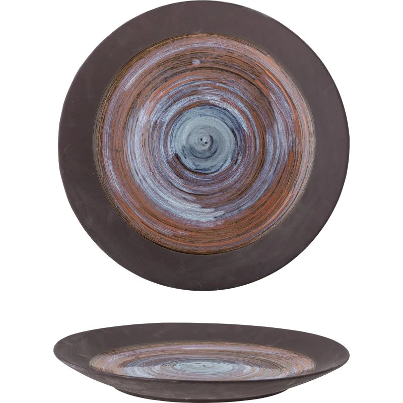 Maes Dekorationsbakke i Stentøj - Blå/Brun