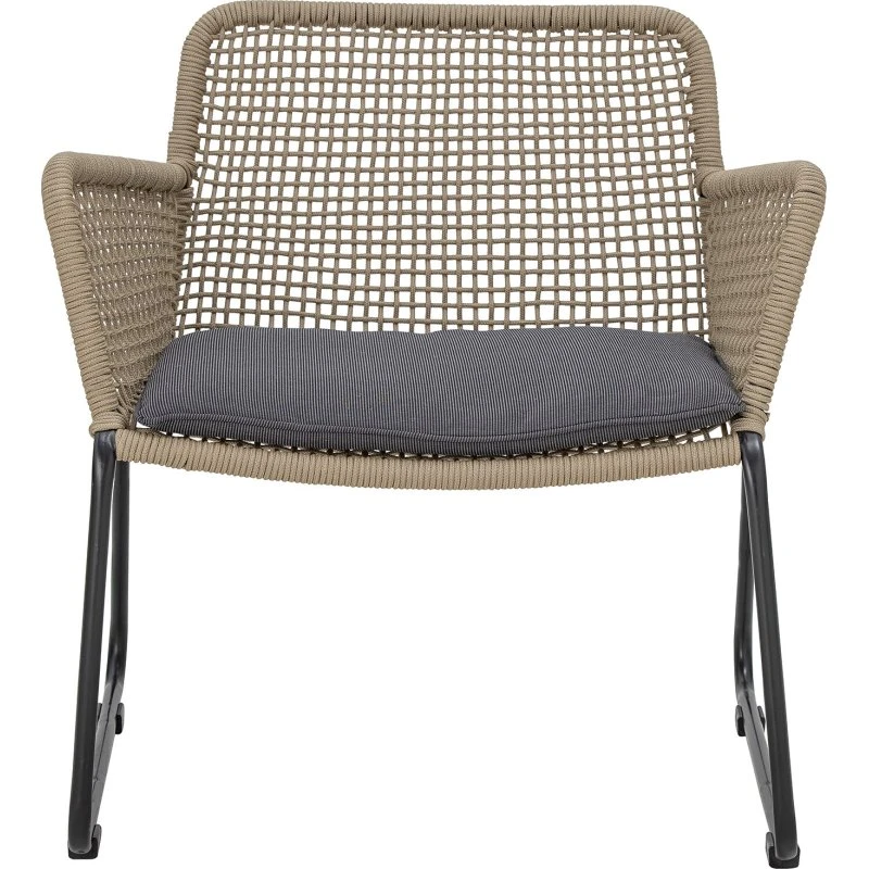 Bloomingville Mundo loungestol - brun, polyesterflet