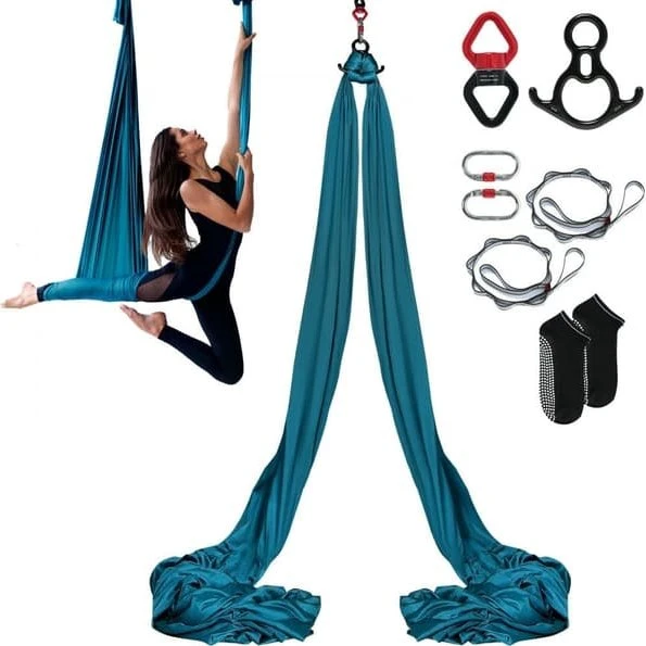 Aerial Silk Yoga Sving – 8,7 yard Nylon – Grøn