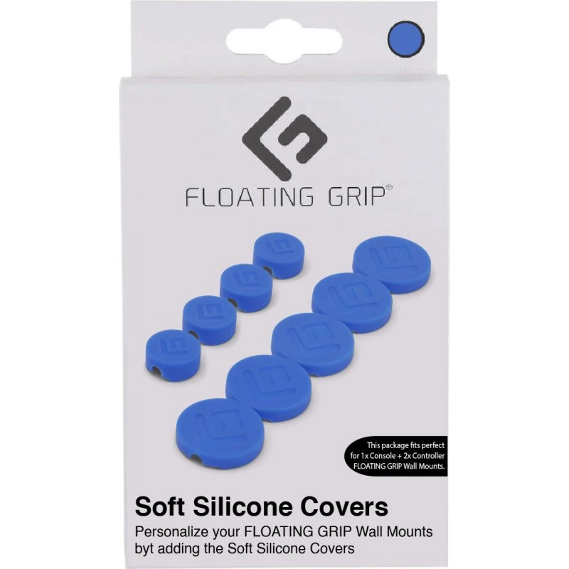 Floating Grip Silikone Covers til PS5 Vægbeslag - Blå