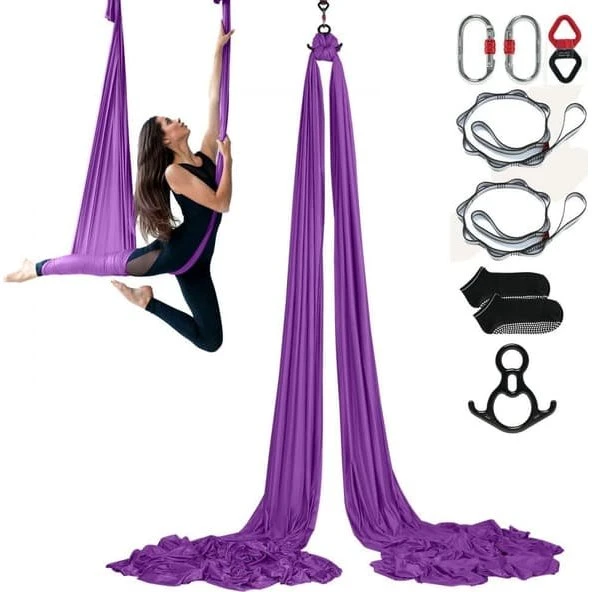 Aerial Silk & Yoga Swing, 8,7 yards, 100gsm nylon