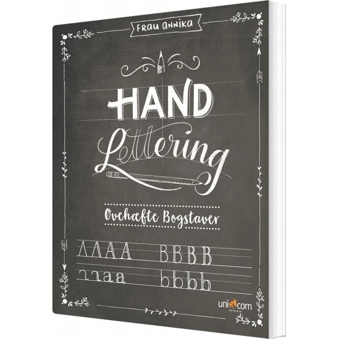 Hand Lettering Øvehæfte – Bogstaver (Frau Annika)