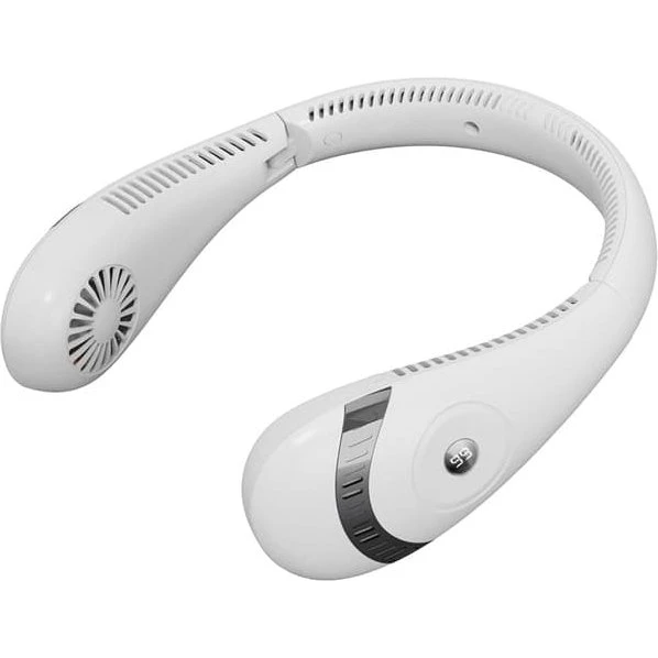 Generisk Bladløs Halsventilator - Hvid, Medium