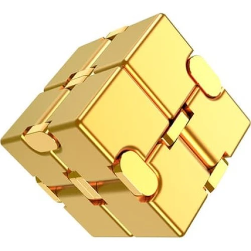 Metal Infinity Cube – Anti-stress Fidget Legetøj i Aluminium
