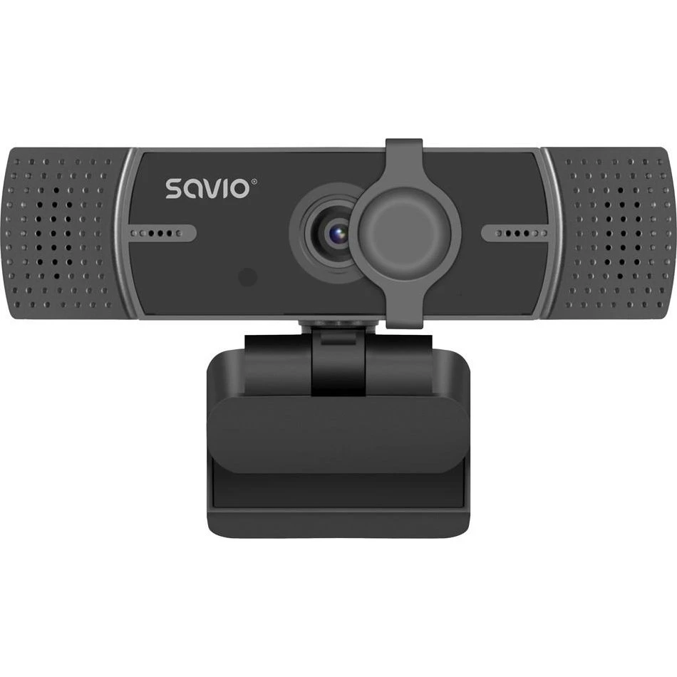 Savio CAK-05 2K Ultra HD Webcam - 3.7MP, Sort