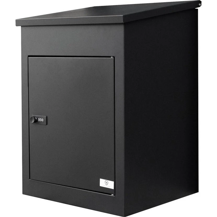Extralink LOCKSTAR Pakkeboks i sort metal, 44 x 34 x 55 cm
