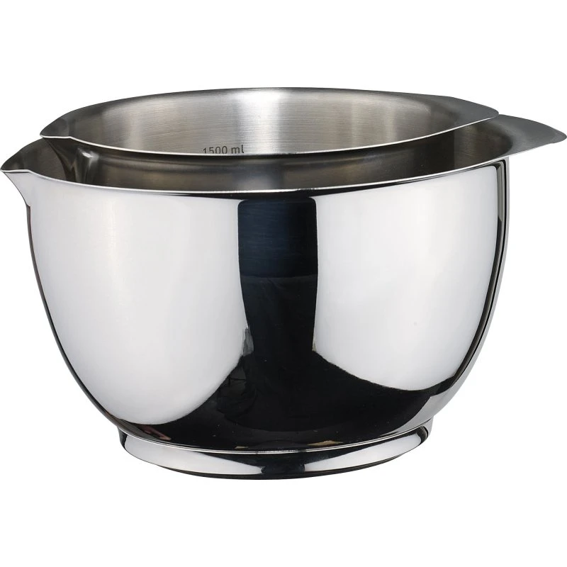 Rosti Margrethe skålsæt i stål 1,5+3 L