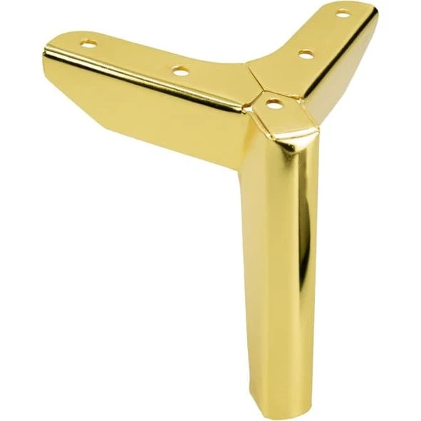 Anchor Loft møbelben i guldkrom, 12 cm