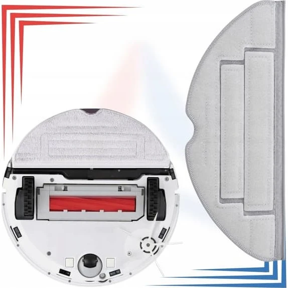 2 x Moppepuder til Roborock S8, S8+ S8 Pro Ultra & S7 Maxv