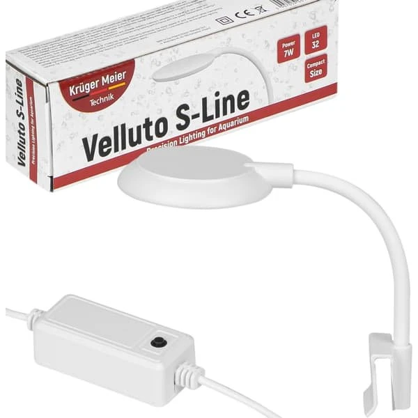 Kruger Meier Velluto S-Line LED-lampe til akvarium (10L-40L)