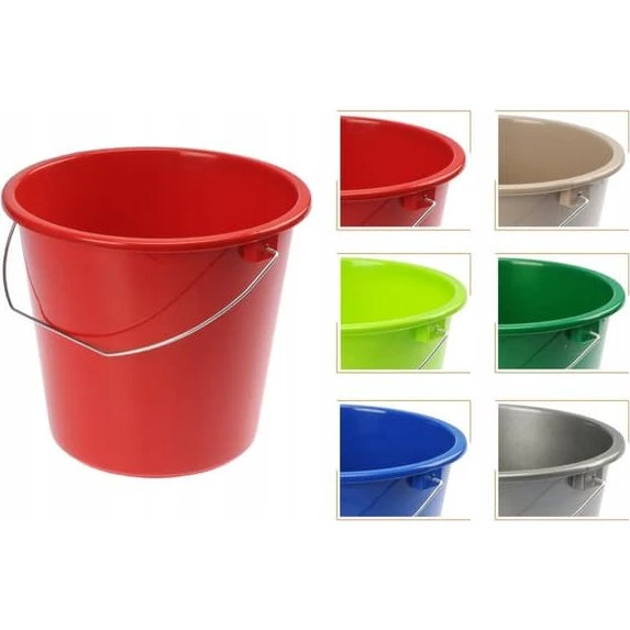Ravi Plastikspand med metalhåndtag, 5L, flerfarvet