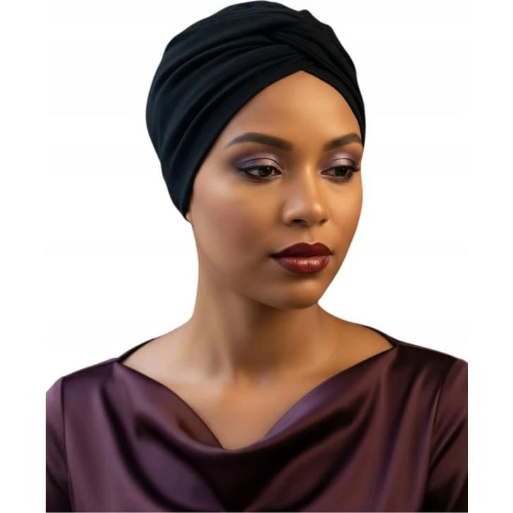 Eva Design ULA 05 Sort Dameturban med blødt bambusfor
