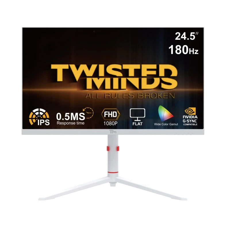 Twisted Minds Arctic Pro 24" FHD 180Hz - Hvid