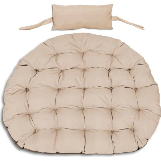 Havepude til Storkebo - Vandtæt Cappuccino - 120 cm