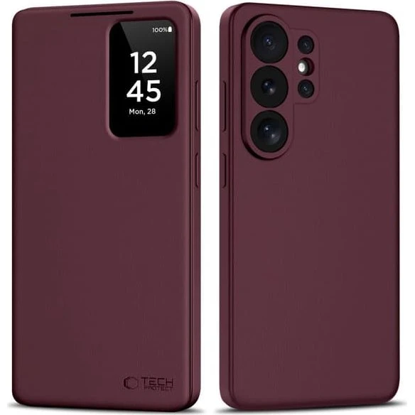 Tech-Protect Smart Wallet Window til Samsung Galaxy S26 Ultra - Mulberry