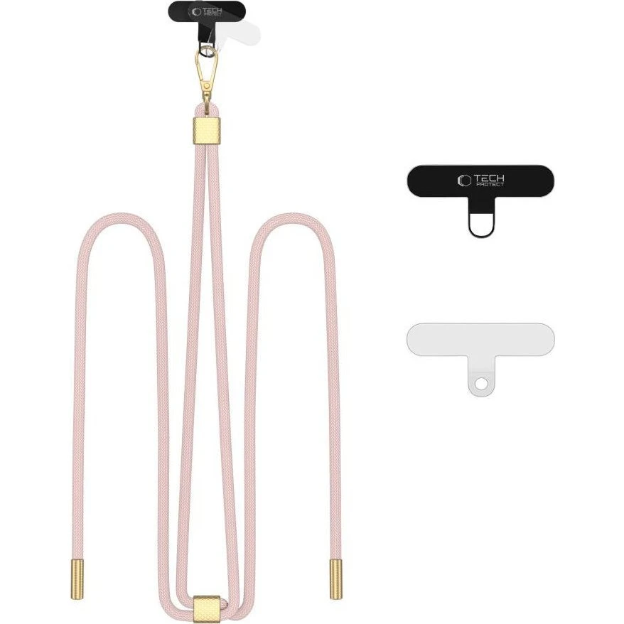 Tech-Protect C2S Rope Crossbody Strap - Pink