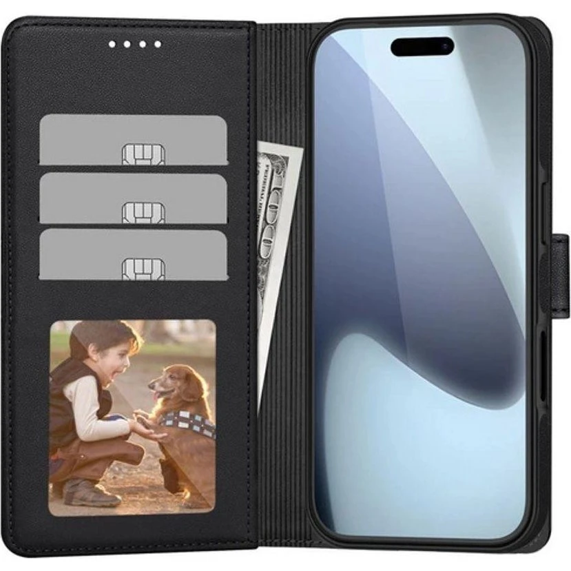 Tech-Protect Wallet MagSafe Case til iPhone 17 Pro Max - Matte Black