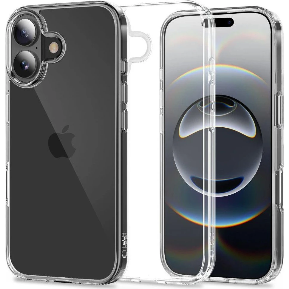 Tech-Protect FlexAir Hybrid Case til iPhone 17 - Transparent