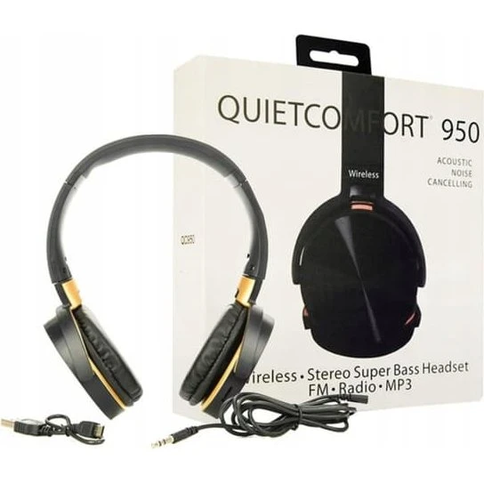 QC950 Trådløse Bluetooth On-Ear Høretelefoner med SD-kort