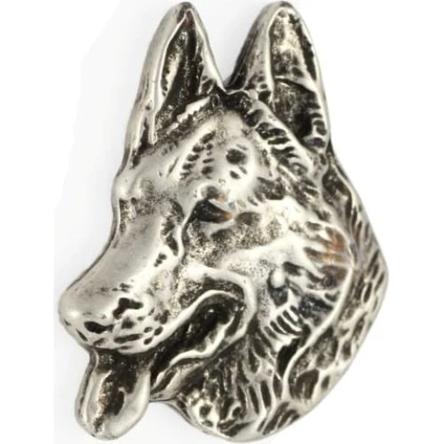 Art-Dog Schæferhund Alsace - Forsølvet hundebroche
