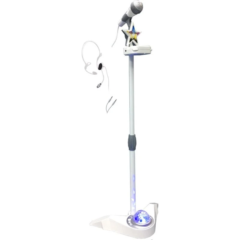 Duet Disco Karaoke Mikrofon med justerbart stativ