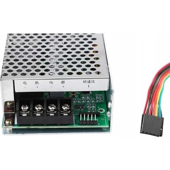 PWM DC Motorstyring 10-50V 40A med Display og Retningsskift