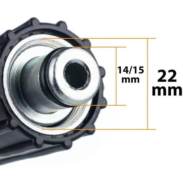 Kärcher Højtryksslange 5m Quick Connect M22 til K2-K7