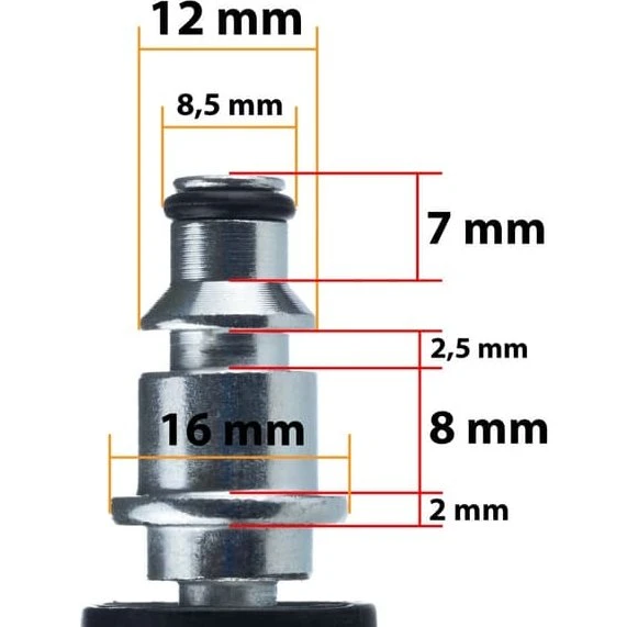 Bosch Quick Connect 15m højtryksslange