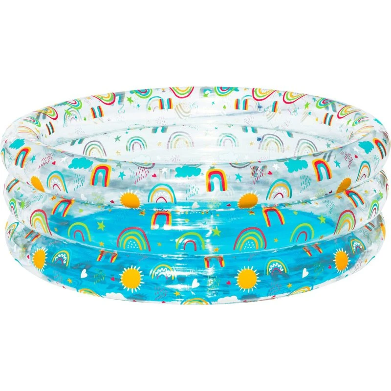 Bestway Oppustelig Børnepool Regnbue 170x53 cm