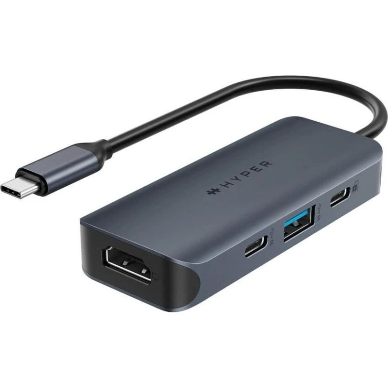 HyperDrive EcoSmart Gen2 USB-C 4-i-1 Hub (100W PD)