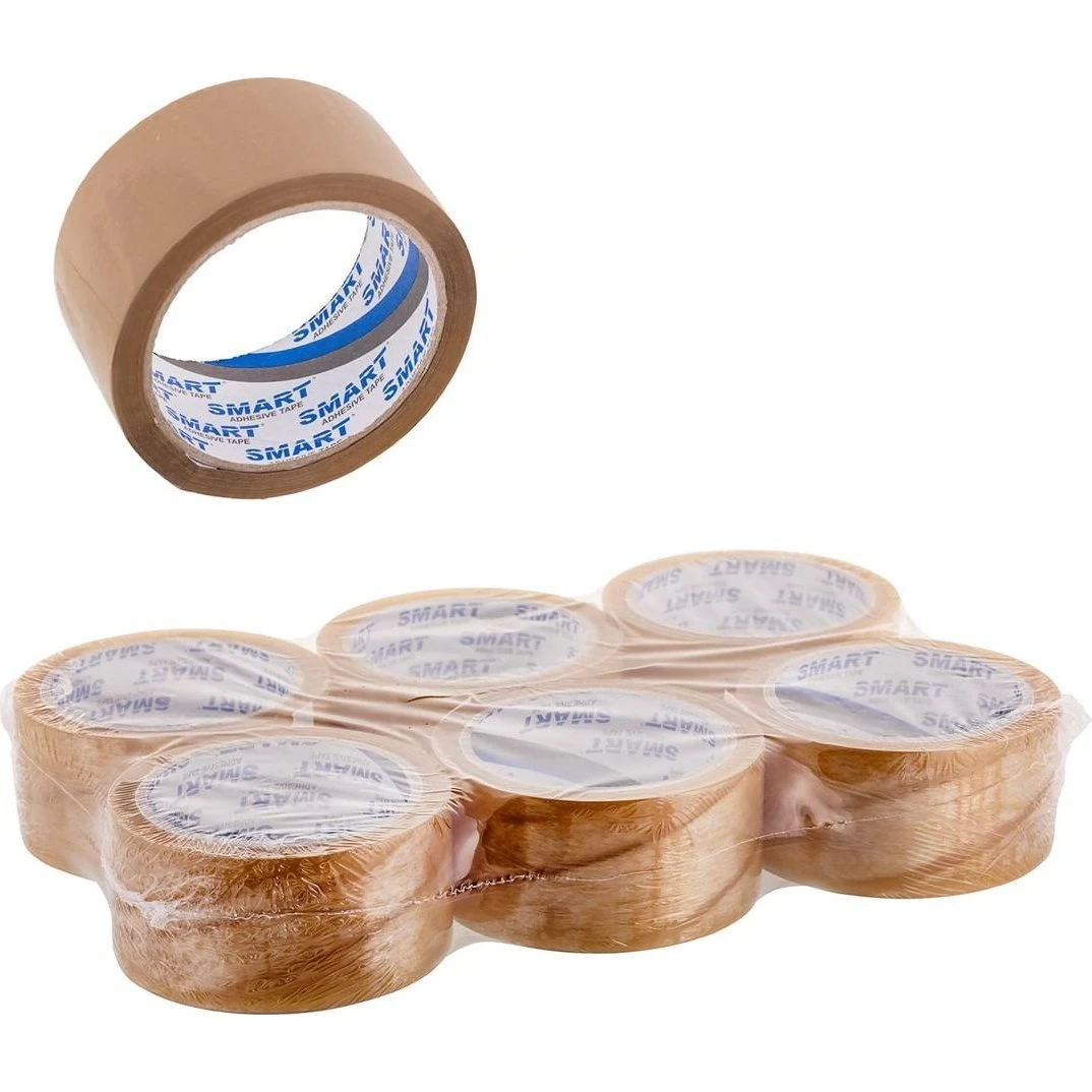 BESTPAK Pakketape Solvent Grå 48 mm x 60 m (6 stk.)
