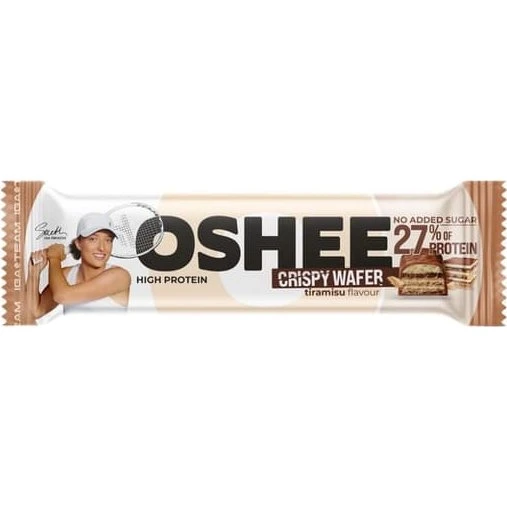 Oshee Vaffel med Tiramisu, Kakaocreme & Højt Proteinindhold, 37 g
