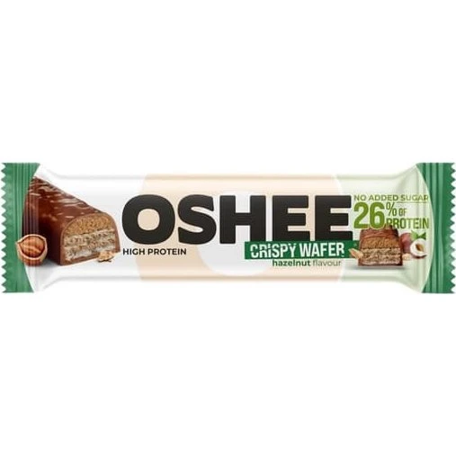 Oshee-vaffel med kakaocreme, nøddefyld og mælkechokolade, 37 g