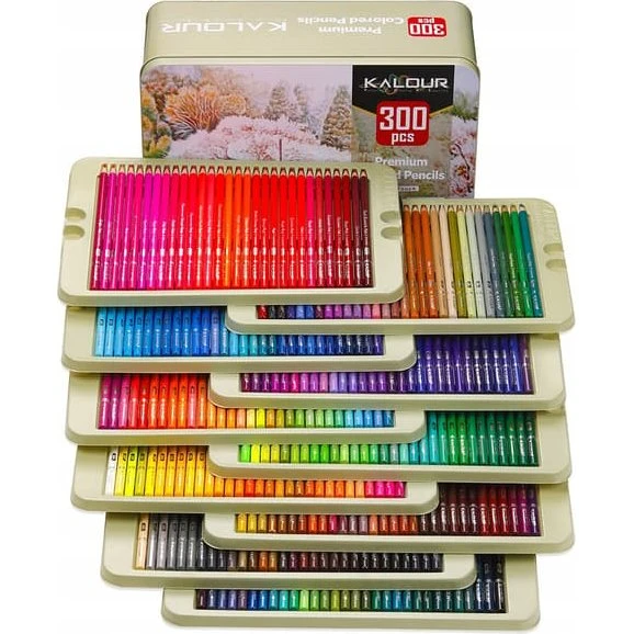 KALOUR 300 Professionelle Kunstneriske Farveblyanter